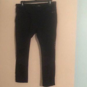 Nike Pants - Nike Dri Fit Black Running Crop Tight Size Large Nike Pants - Nike Dri Fit Black Running Crop Tight Size Large
